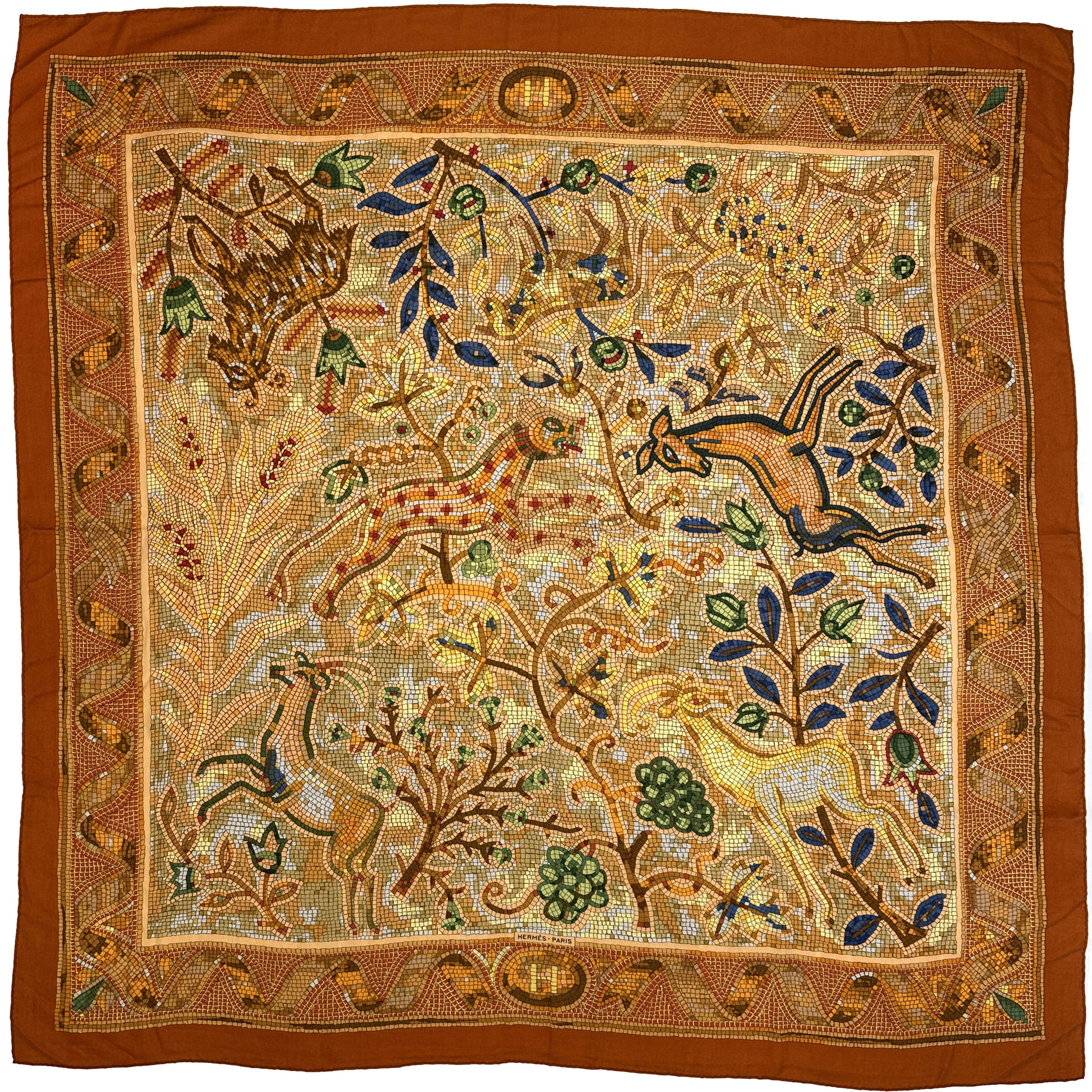 Hermès Pavement Cashmere Silk 140
