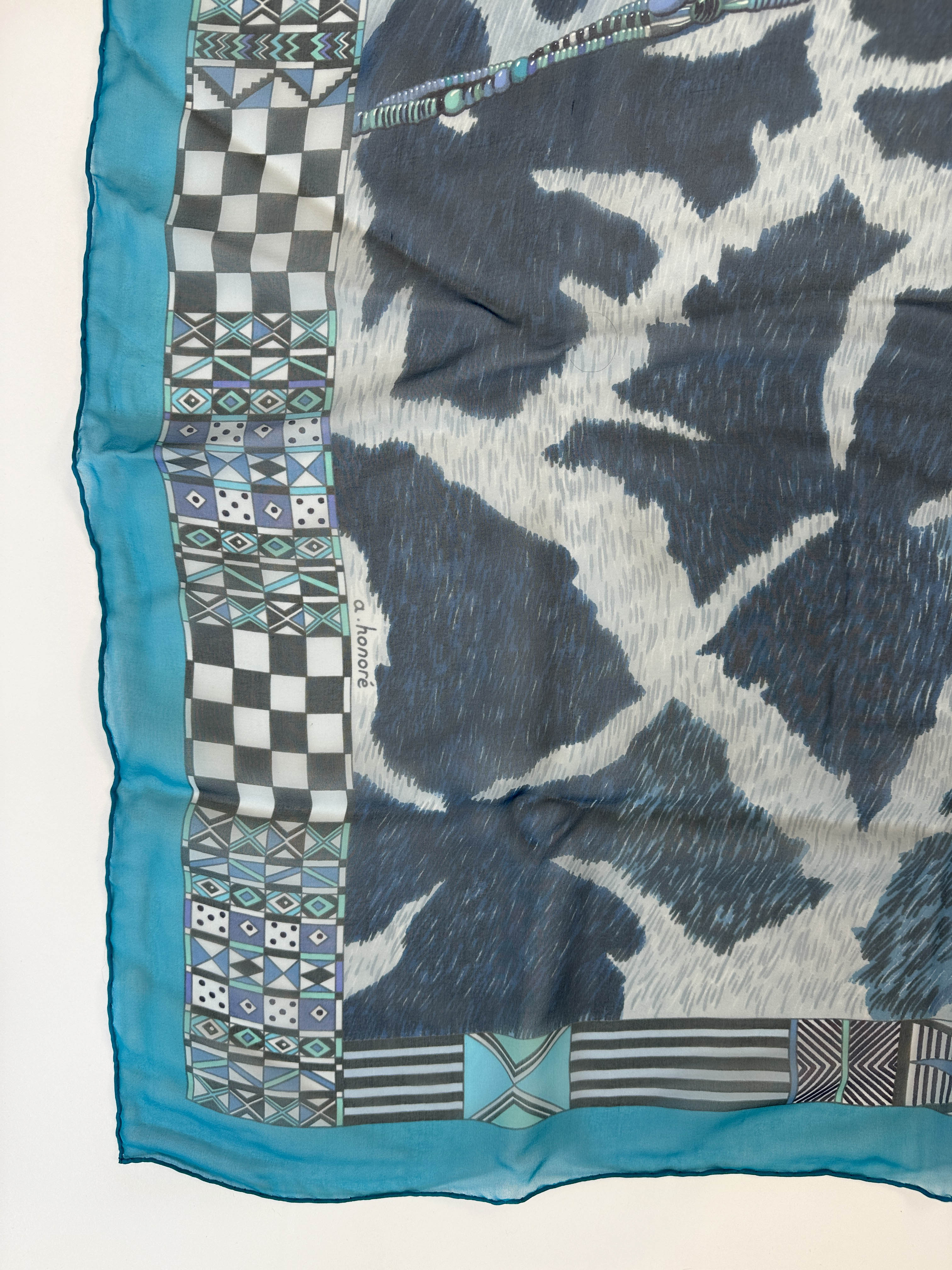 Hermès Pelages et Camouflage Mousseline 140