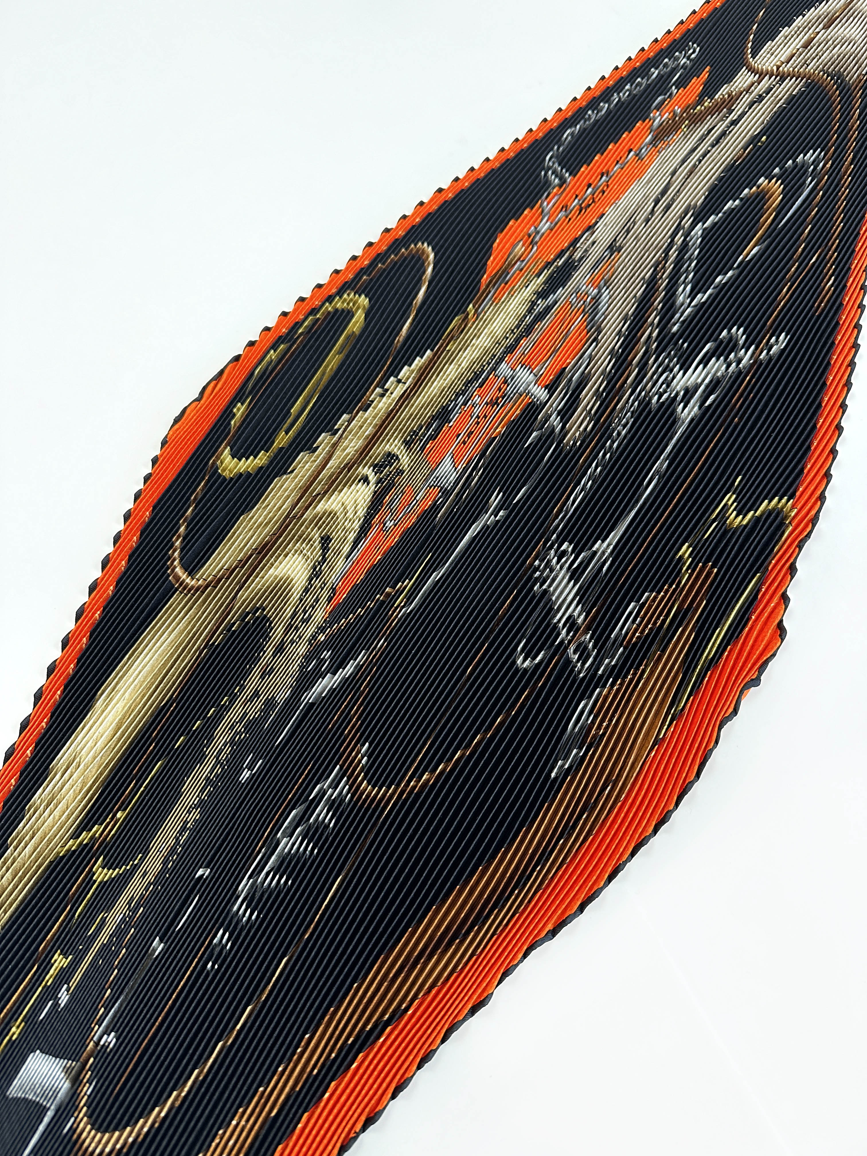 Hermès Projets Carrés Plissé 90
