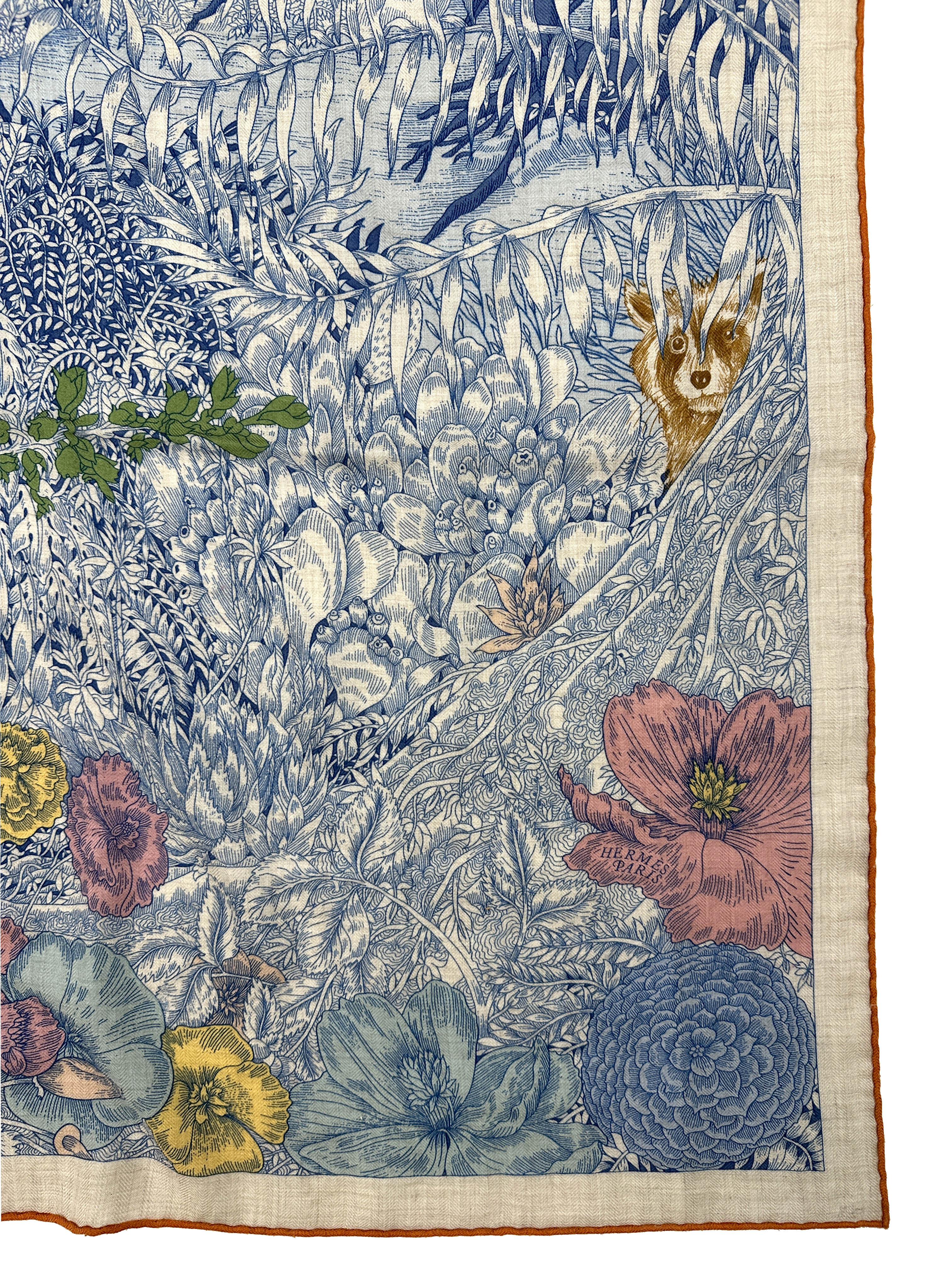 HERMES ショール retour a la nature 自然回帰 140 Retour a la Nature 숄 140 | Hermès - 에르메스 대한민국