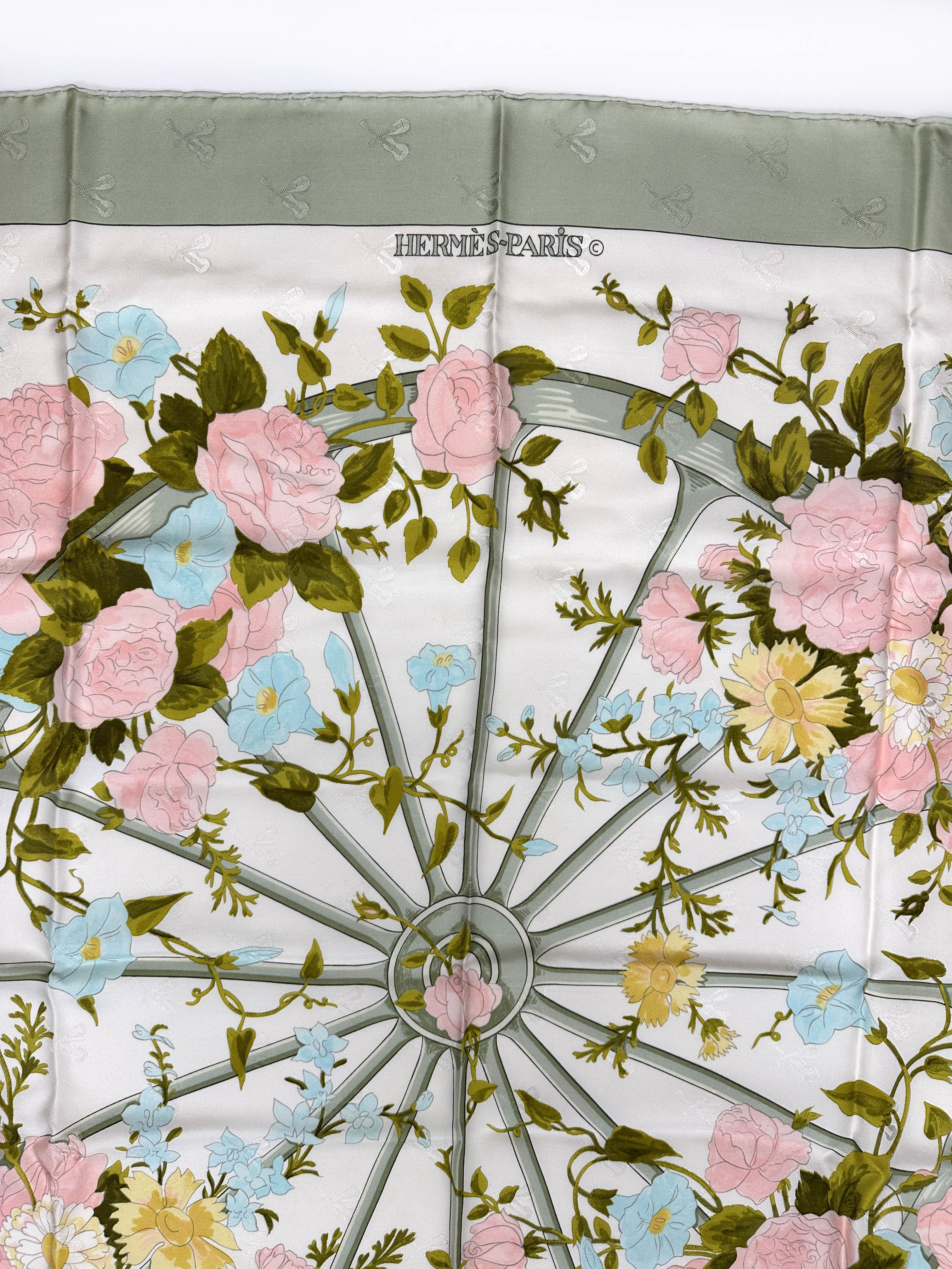 Hermès Romantique Jacquard 90