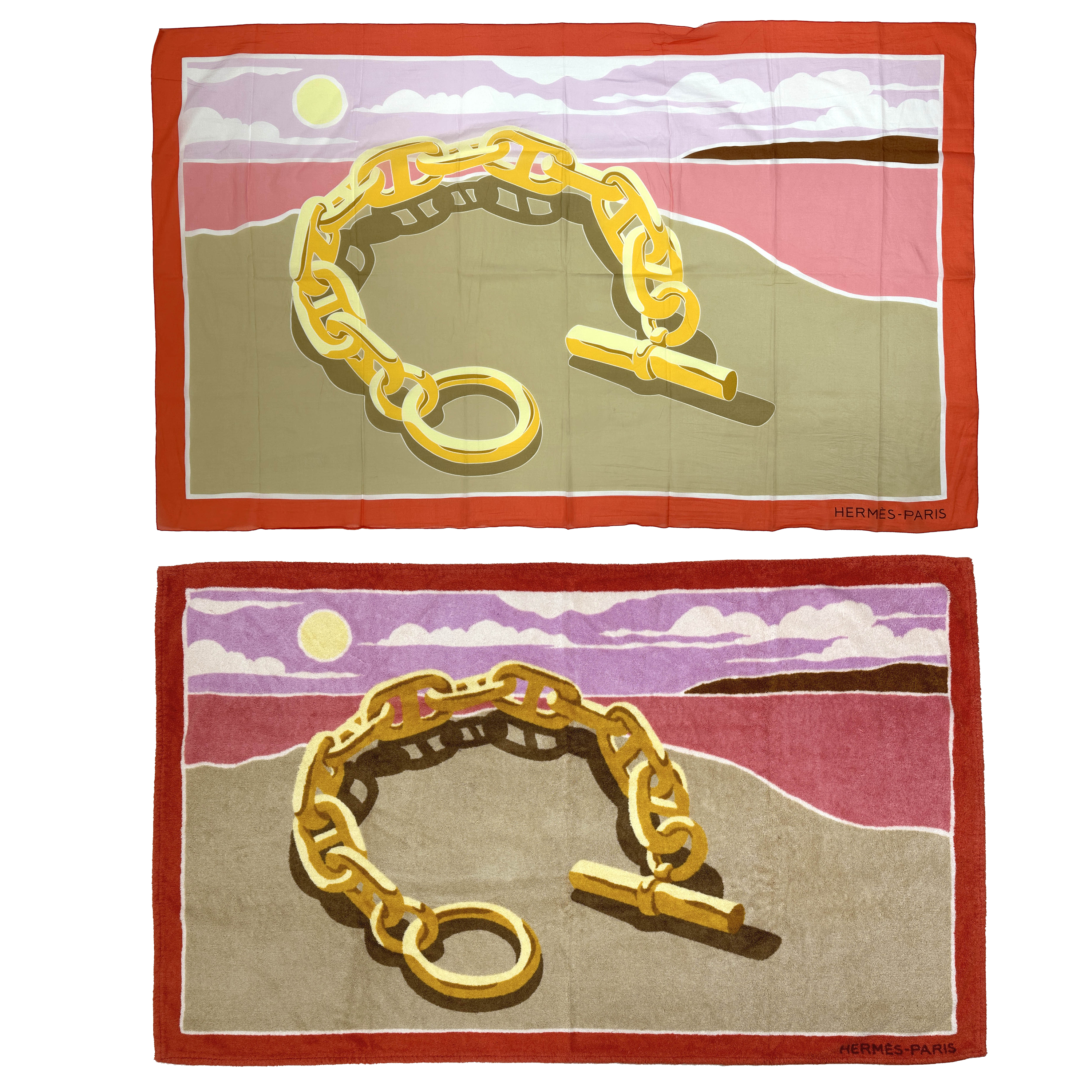 Hermès Escale a la Plage Pareo & Towel Set