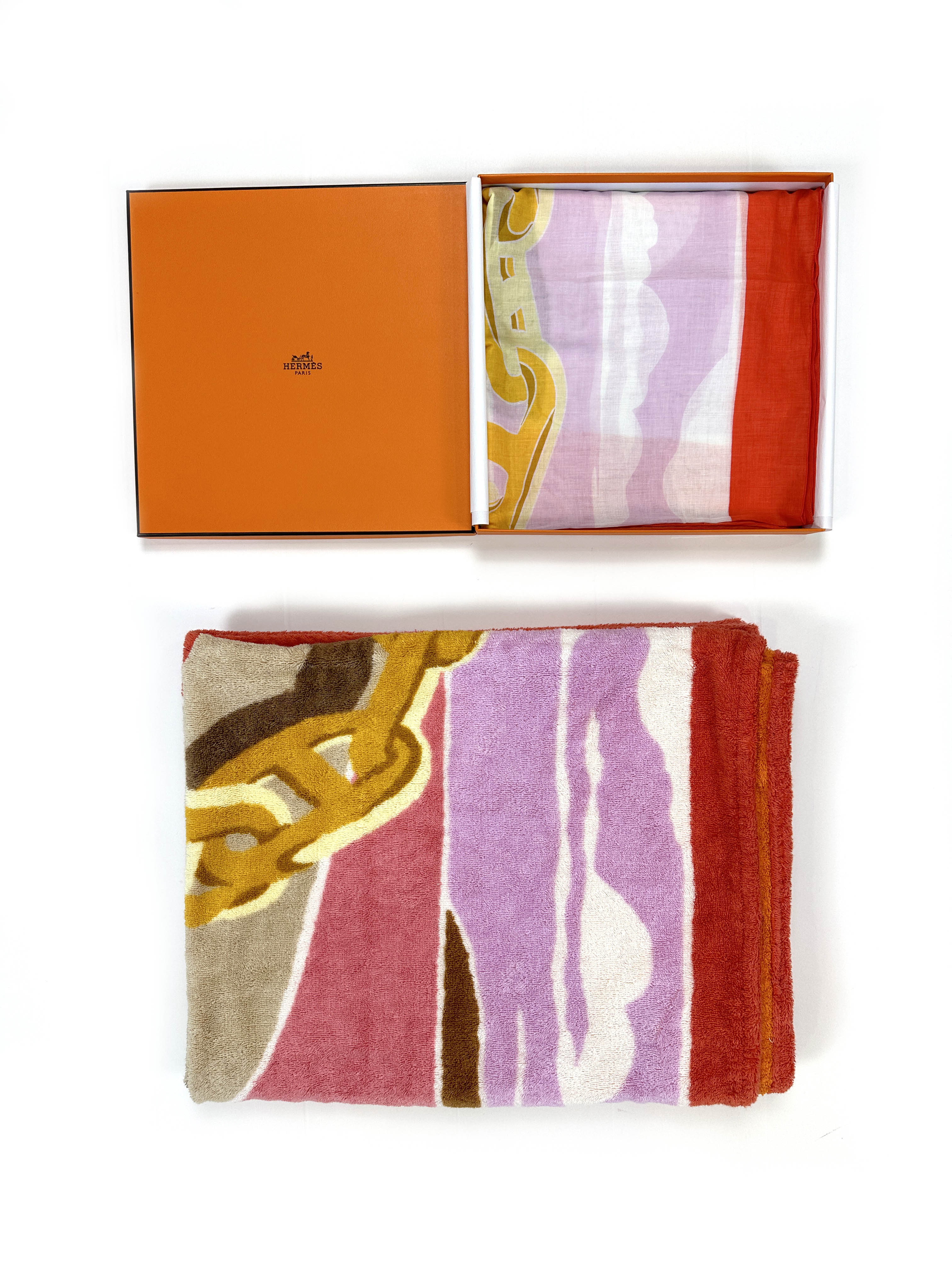 Hermès Escale a la Plage Pareo & Towel Set