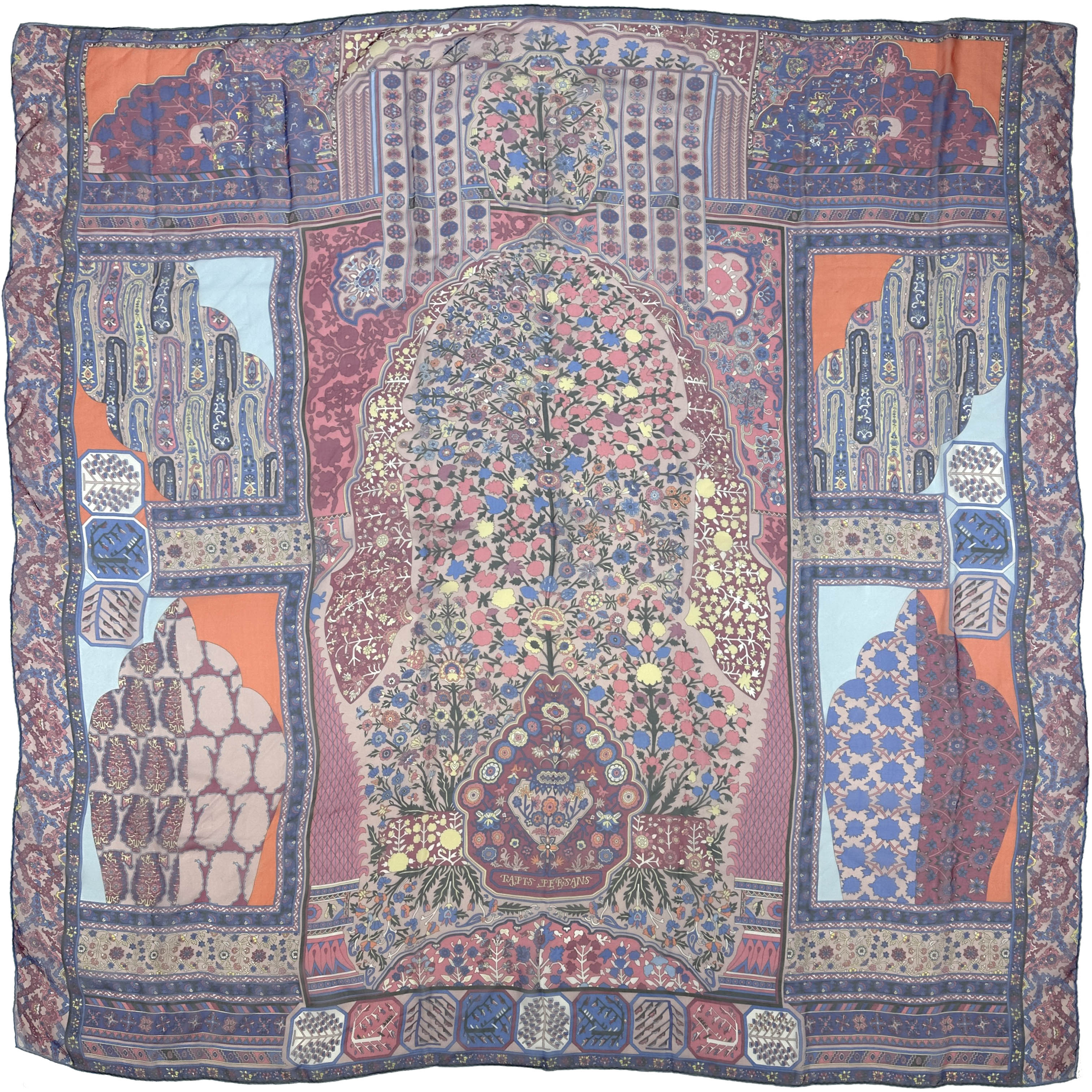 Hermès Tapis Persian Silk Mousseline 140