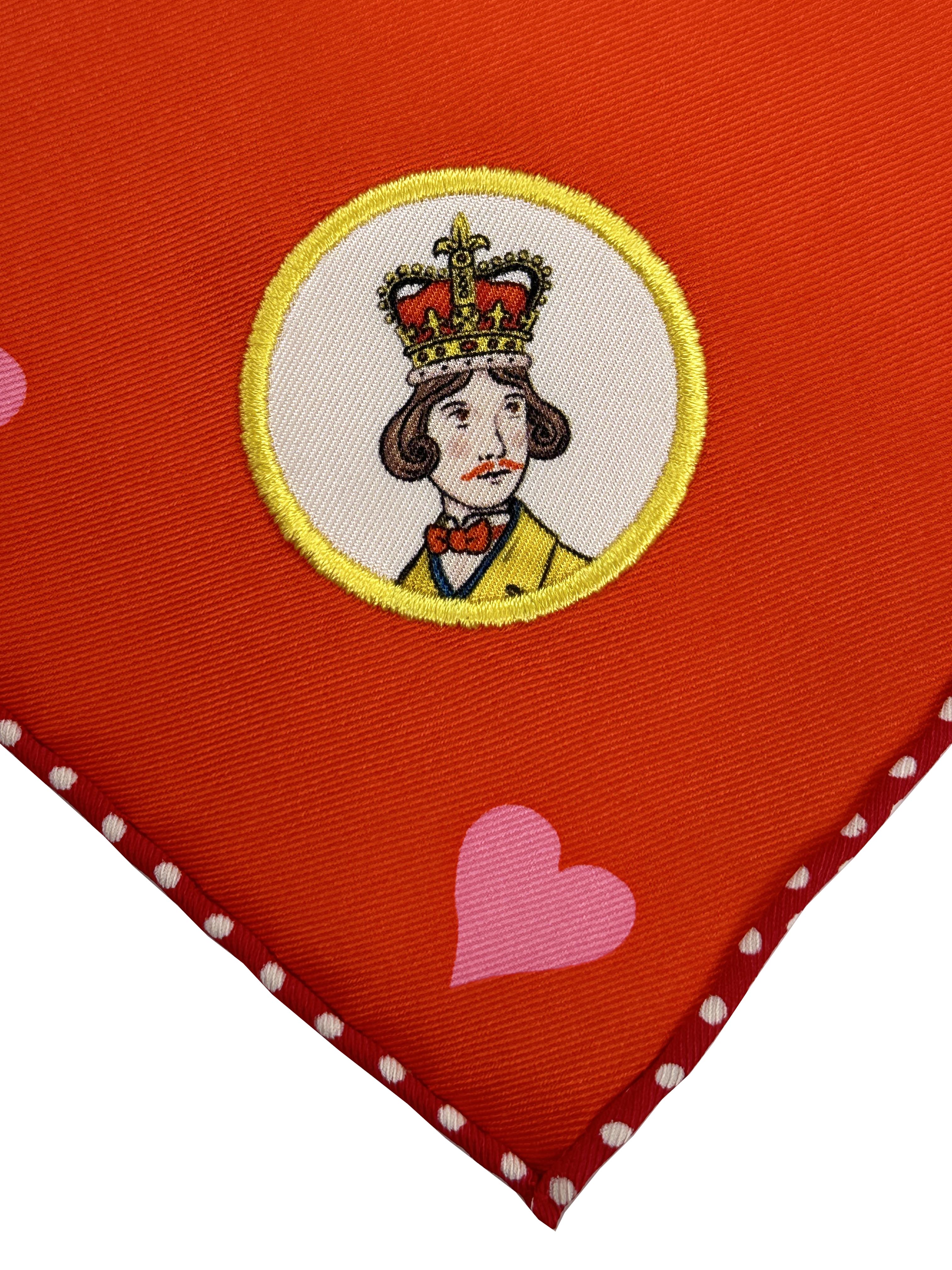 Hermès Tea Time Embroidered Medallions 70