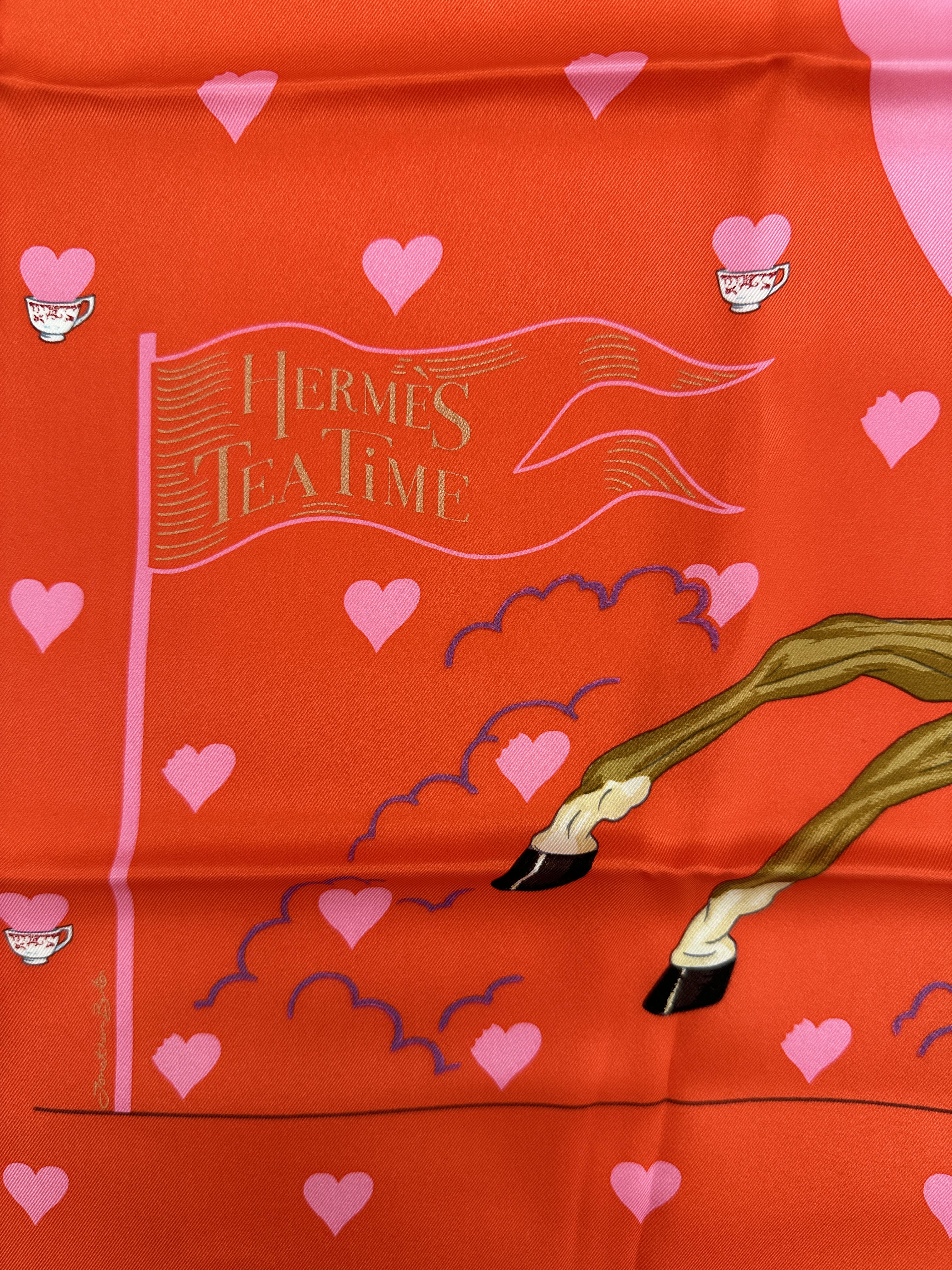 Hermès Tea Time Embroidered Medallions 70